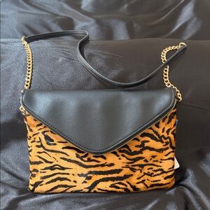 Black and Tan Tiger Print Women's Bag